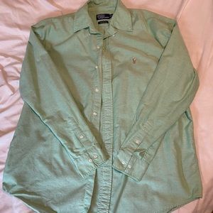 Polo Ralph Lauren yarmouth green button down shirt